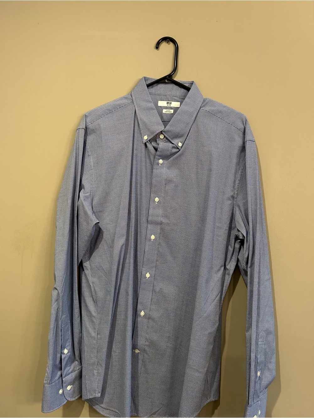 Uniqlo Blue Button-Down Dress Shirt